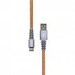 RoadKing RK06337 6\' Heavy-Duty USB-C Charge and Sync Cable Orange