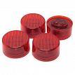 RoadPro RP-1277R4P LED 2 Round Sealed Lights - Red 4-Pack Value Pack