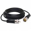 RoadPro RP-12CC 12' CB Antenna Coax Cable with PL-259 Connectors - Black