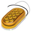 RoadPro RP1259DLA 2 x 4 Sealed LED Light with Innovative Diamond Lens - Amber