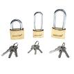 RoadPro RP20LK002 3pc Solid Brass Padlock Set 5ct PDQ