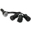 RoadPro RPPSP211USB 4-Way 12-Volt and USB Adapter