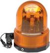 RoadPro RPSC-728 12-Volt Revolving Warning Light with Magnetic Base - Amber Light