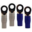 DB Link Wiring RT4B RING TERM 4GA NICKEL 4PK(2 BLUE/2 GRAY)