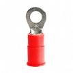 InstallBay by Metra RVRT810 8-Gauge #10 Vinyl Ring Terminal Red 25-Pack