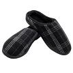 BlackCanyon Outfitters S2015062 BCO MENS CLOG SLIPPER M-XL GREY PLAID