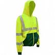 CORDOVA SPSJ401LG Cor-Brite Poly-Fleece Class 3 Hooded Sweatshirt Large