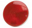 TruckSpec TS-4064X 4 Round Sealed Light with 3-Prong Connector - Red Bulk