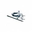 TruckSpec TS-83B 3' Standard Series Mirror Mount Fiberglass CB Antenna Kit - Black