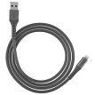 Ventev V582645 Ventev 10ft USB-A TO LIGHTNING GREY