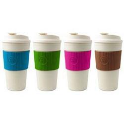 Cool Gear 1132 16.9oz. Eco2 Go Mug with Assorted Color Bands 1