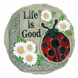 Spoontiques 13315 9 Inch Stepping Stone Ladybug 1