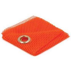 RoadPro 1818GO 18 x 18 Orange Mesh Flag with Grommets 1