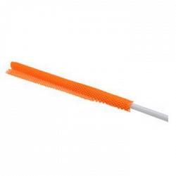 RoadPro 1818SO 18 x 18 Orange Mesh Flag with Wood Dowel Rod 1