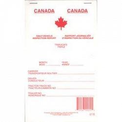 J.J. Keller 30B Canadian Vehicle Inspection Report - Bilingual 1
