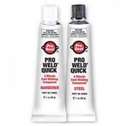 Pacer Technology 64605 1oz. Pro Weld Hardener/1oz. Steel Quick Cold Welding Compound 1