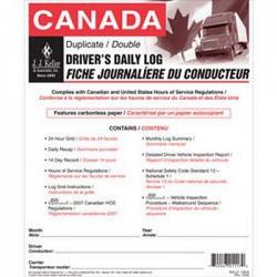 J.J. Keller 763LD Canadian Two-In-One Driver\'s Daily Log Book 1