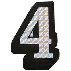 RoadPro 78078D 4 Prism Style Adhesive Number 1