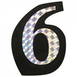 RoadPro 78080D 6 Prism Style Adhesive Number 1