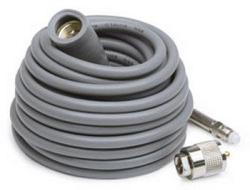 K40 Electronics K4018FME 18\' Super Mini-8 CB Antenna Cable with Removable FME Connec 1