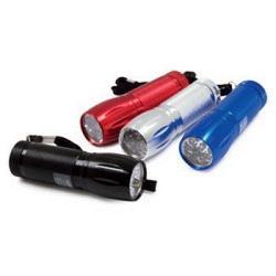 LumaGear LG2688 9 LED Aluminum AAA Cell Flashlight Assorted Colors 1