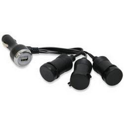 MobileSpec MS211USBBL 4-Way 12-Volt and USB Adapter 1