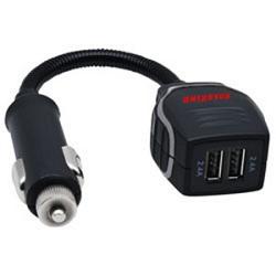 RoadKing RK01701 12V/DC Extension Boom Plug with Heavy-Duty Dual 2.4A USB Charger 1