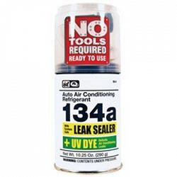InterDynamics RLS3 10.25oz. Auto Air Conditioning Refrigerant with Leak Sealer (R134a) & UV Dye 1