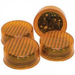 RoadPro RP-1279A4P LED 2.5 Round Sealed Lights - Amber 4-Pack Value Pack 1