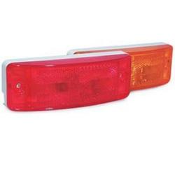 RoadPro RP-46873 6 x 2 Lights with 2-Prong Grote Connector - Amber White Base 1