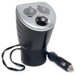 RoadPro RP492 4-In-1 12-Volt Power Outlet with Three 12-Volt Sockets and 1 USB Port 1