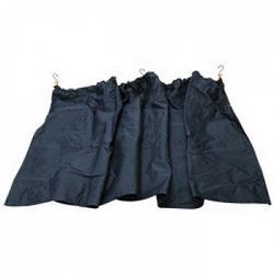 RoadPro RPCCDBL 2-Piece Deluxe Privacy Cab Curtain - Dark Blue 28L x 6\' Each Piece 1