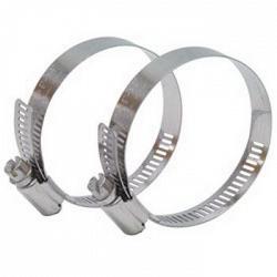 RoadPro RPHC-36 1-7/8 to 2-3/4 Adjustable Metal Hose Clamps - 2-Pack 1