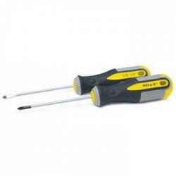RoadPro RPS1011 2-Piece Slotted and Phillips Magnetic Tip Screwdriver Set 1