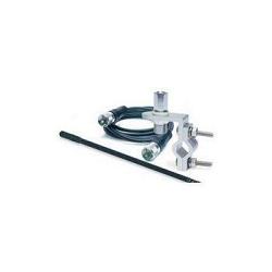 TruckSpec TS-84B 4\' Standard Series Mirror Mount Fiberglass CB Antenna Kit - Black 1