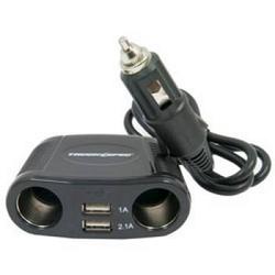 TruckSpec TS431USB 4-Way 12-Volt Adapter 1