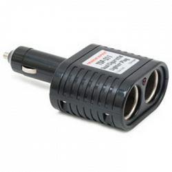 TruckSpec TSP-311 12-Volt 2 Outlet Fused Cigarette Lighter Adapter 1
