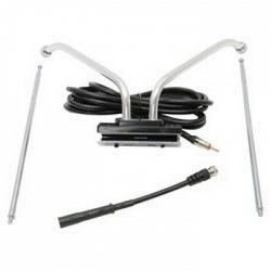 TruckSpec TSTVWMA Window Mounted TV/FM Telescoping Antenna with Coax Cable & Adapter 1